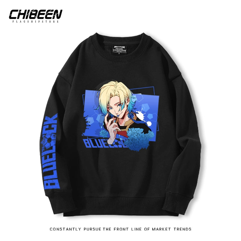 Cute Anime Graphic Crew Neck Sweatshirt