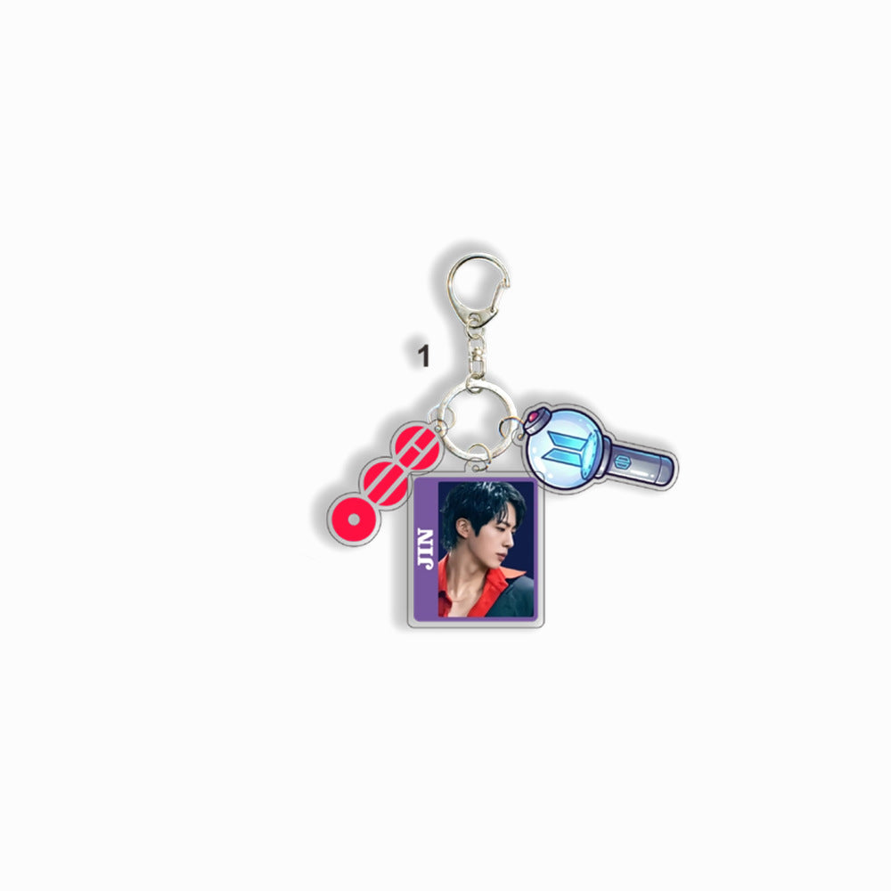 JUNG KOOK SUGA V Pendant Bag Keychain