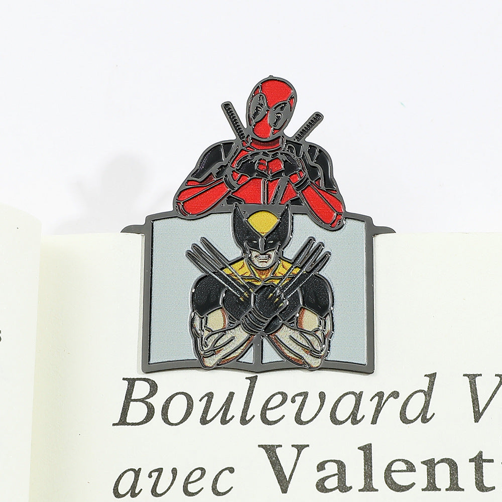 Deadpool and Wolverine Metal Bookmark