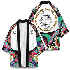 Unisex Anime Cos 3D Printed Kimono Cloak