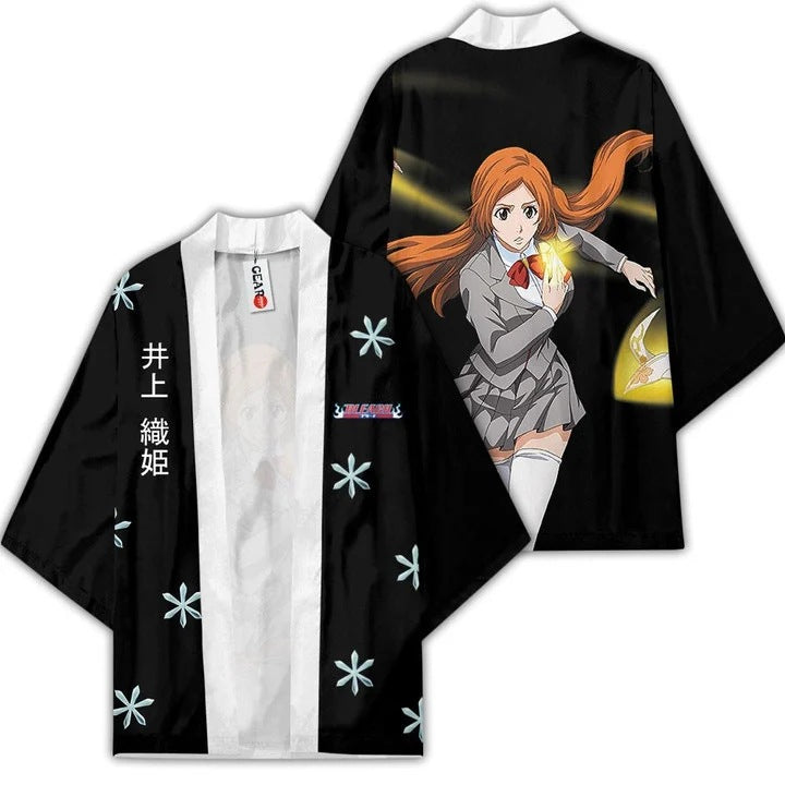 Kurosaki Ichigo Cos Cardigan Kimono Cape