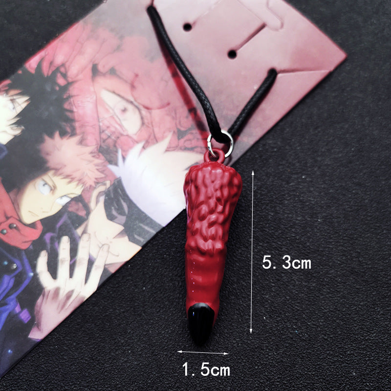 Cool Anime Weapon Keychain Necklace Pendant