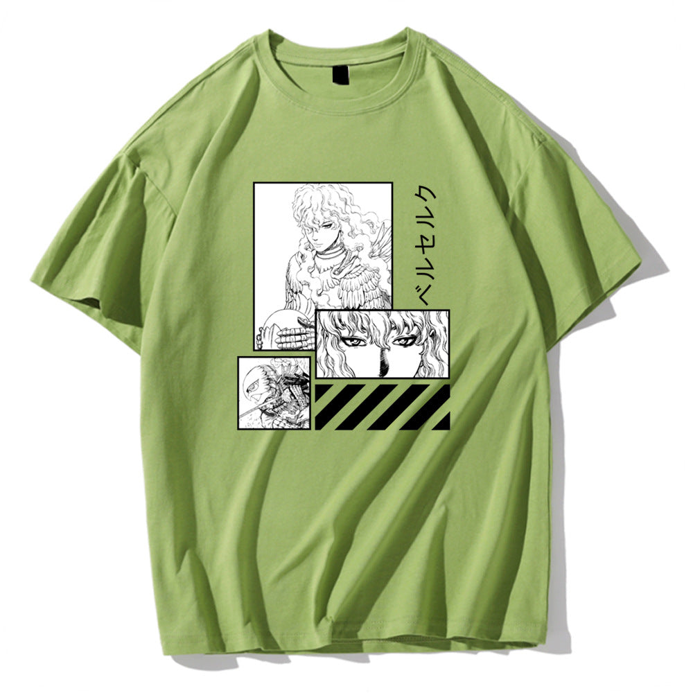 Unisex Anime Loose Short Sleeve T-shirt