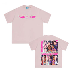 KPOP Manga Printed Cotton T-Shirt