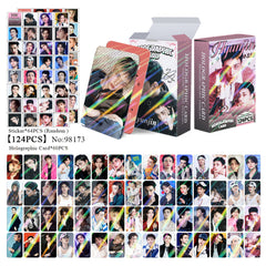 124PCS Hyunjin Flash Photocard Stickers