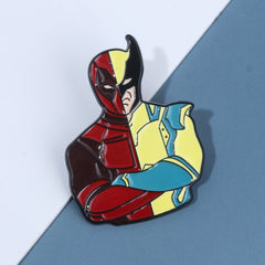 Deadpool and Wolverine Brooch Badge