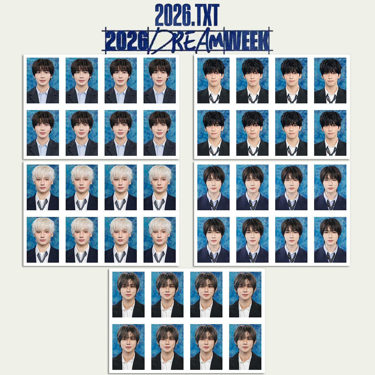 TXT MEMBERSHIP One-inch ID Photo
