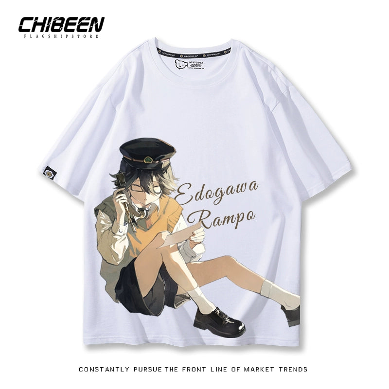 Casual Anime Short-sleeved Cotton Loose T-shirt