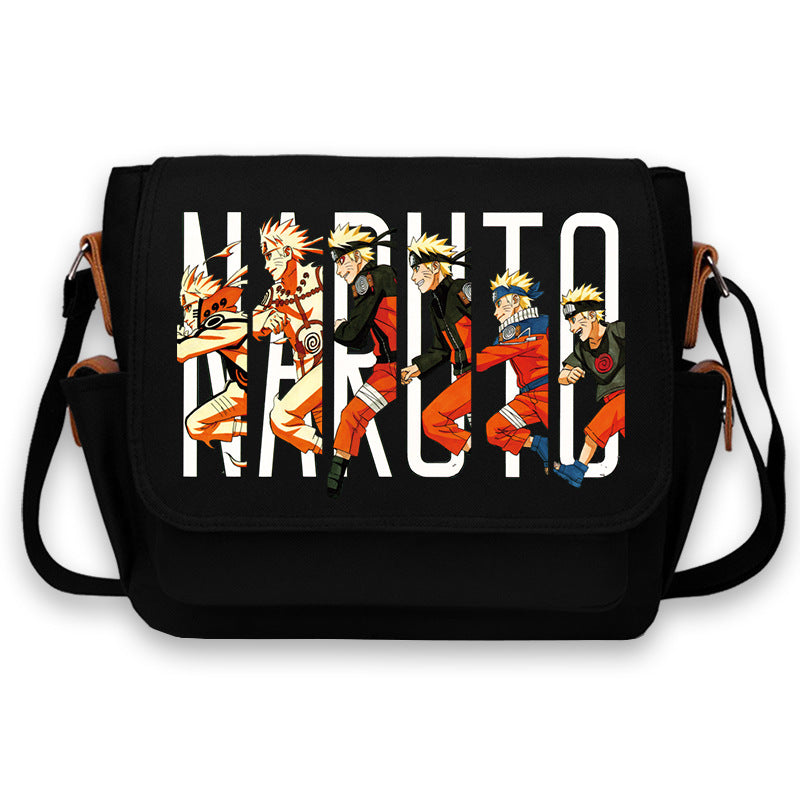 Trendy Sasuke Kakashi Anime Mailman Bag