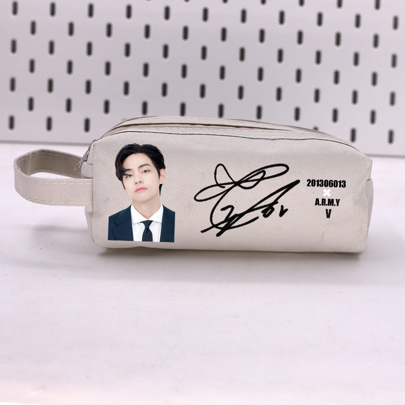 KPOP Canvas Cute Pencil Bag