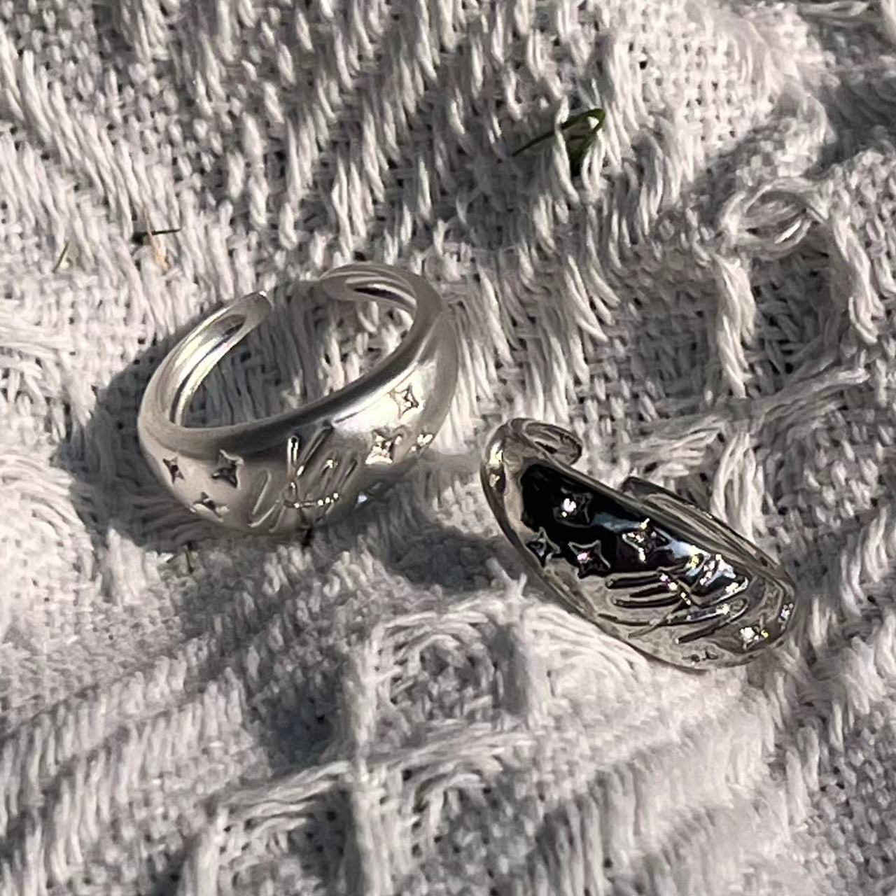 Niche KPOP Logo Adjustable Ring