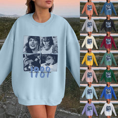 Casual TAYLOR 1989 Long Sleeve Loose Sweatshirt