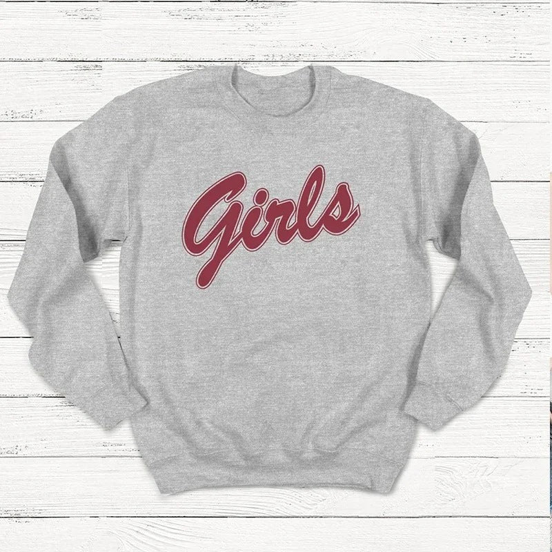 Friends 90s TV Show Monica and Rachel Girls Red Letter Sweatshirt