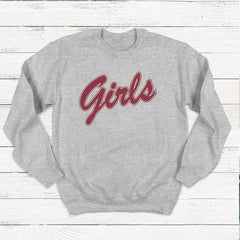 Friends 90s TV Show Monica and Rachel Girls Red Letter Sweatshirt