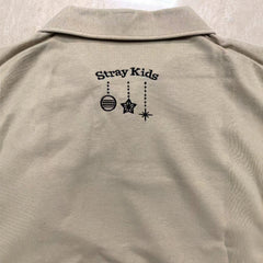 SKZ Half-zip Lapel Embroidery Sweatshirt