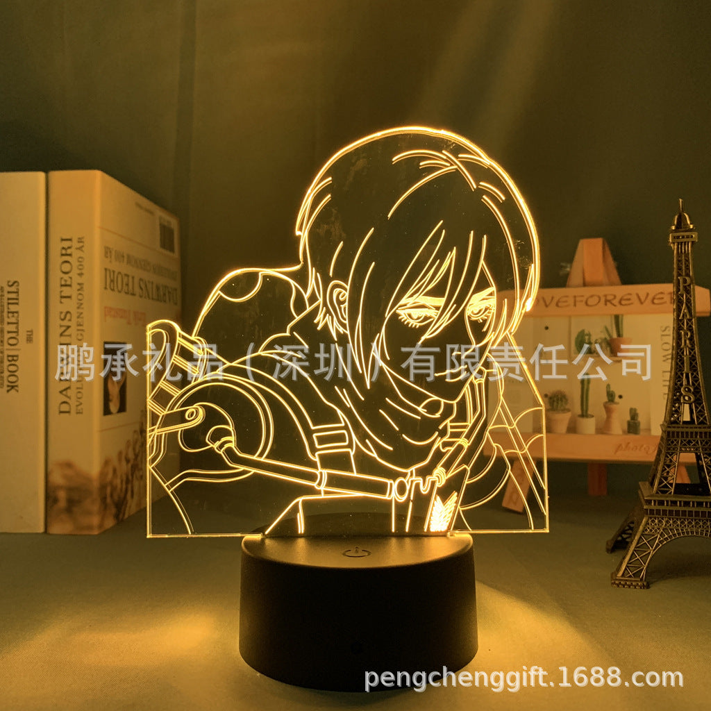 Colorful Anime Acrylic 3d Night Light