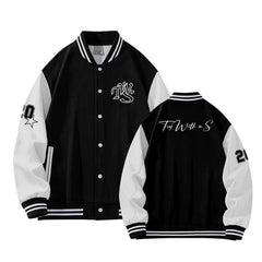 TWS Album TryWithUs Stand-up Collar Baseball Coat