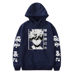 Unisex Anime Graphic Printed Loose Hoodie