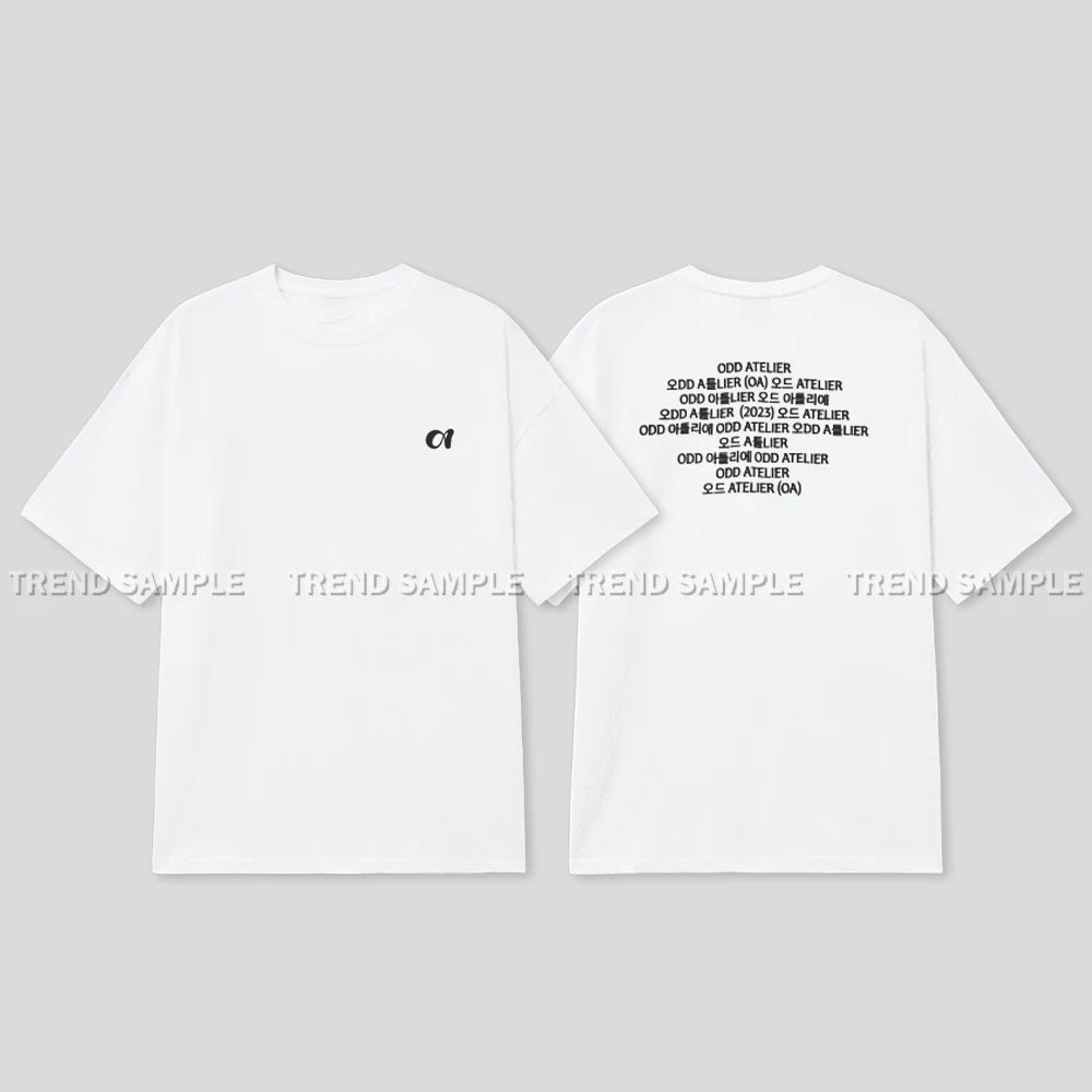 JENNIE ZEN SERIF Printed T-shirt Top