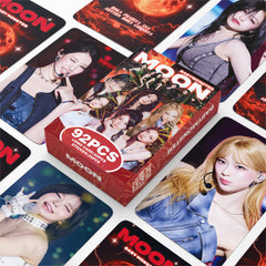 92PCS BM Single MOON Photo Cards Stickers