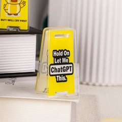 Hold on Let Me Chatgpt This Clip Ornament