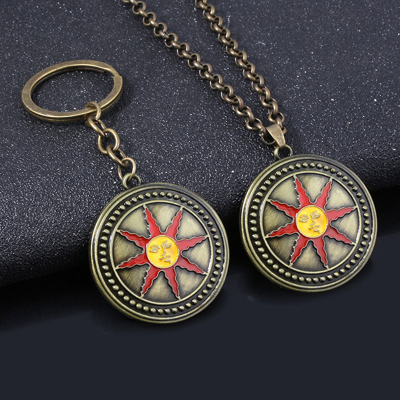 Game Metal Keychain Necklace