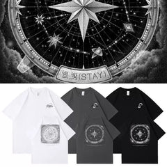 SKZ 8th Anniversary - STAY Star Light Cotton T-Shirt