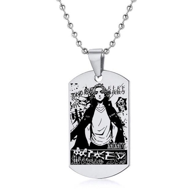 Trendy Anime Stainless Steel Necklace