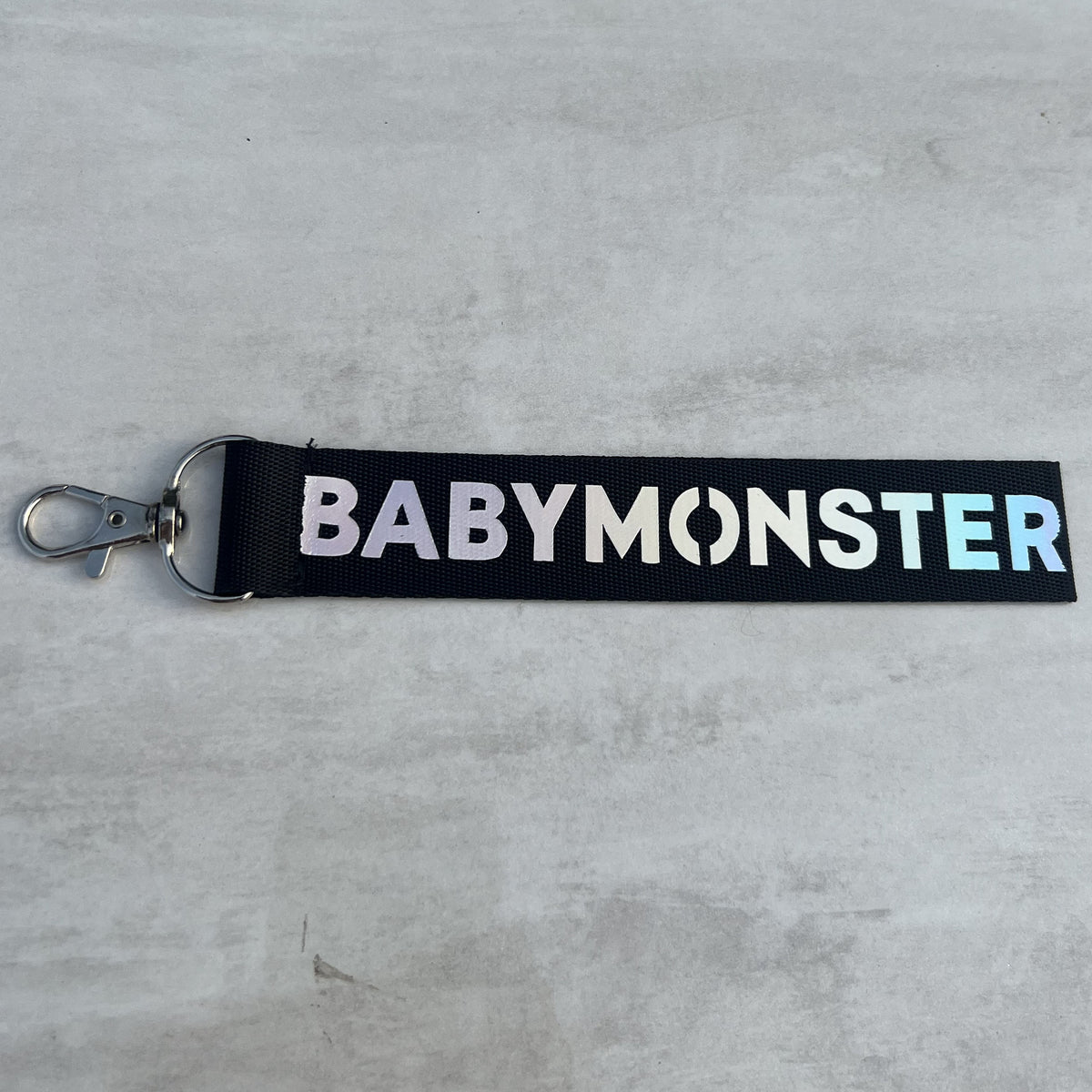 Kpop Name Laser Phone Rope Keychain