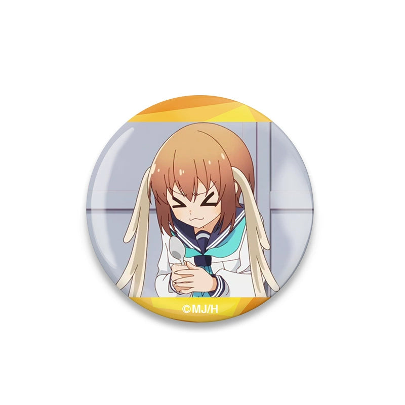 Funny Anime Emoji Badge