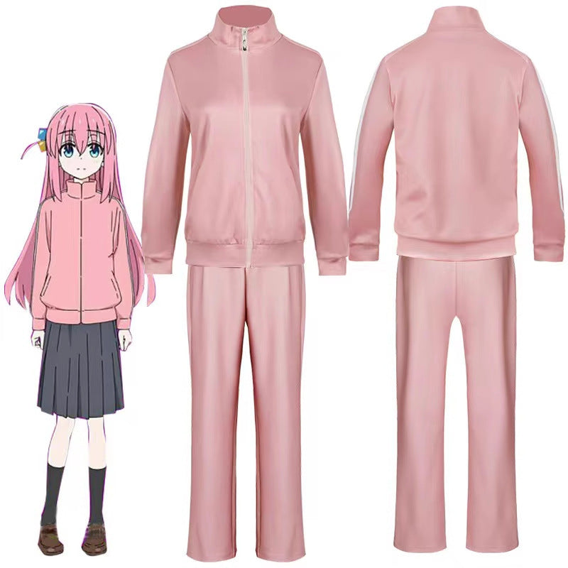 Cute Bocchi Coat Outwear Cosplay Costume