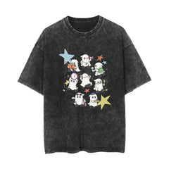 GHOSTEEZ BESTIES Cotton Washed T-shirt