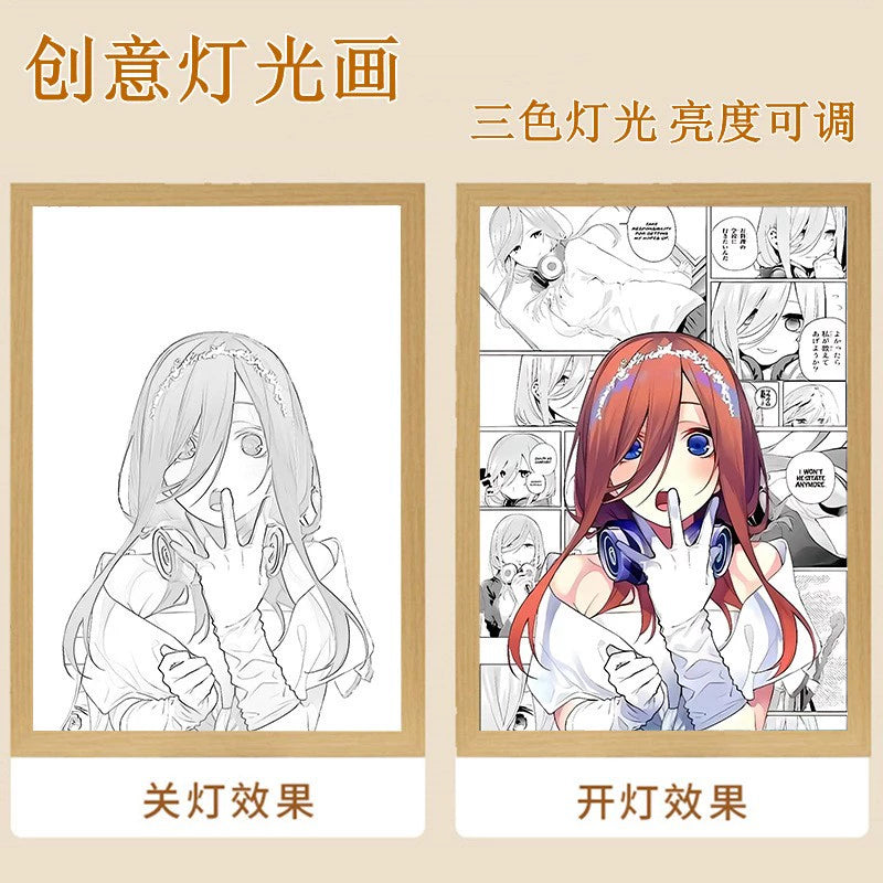 Nakano Anime Painting Ornament Night Light