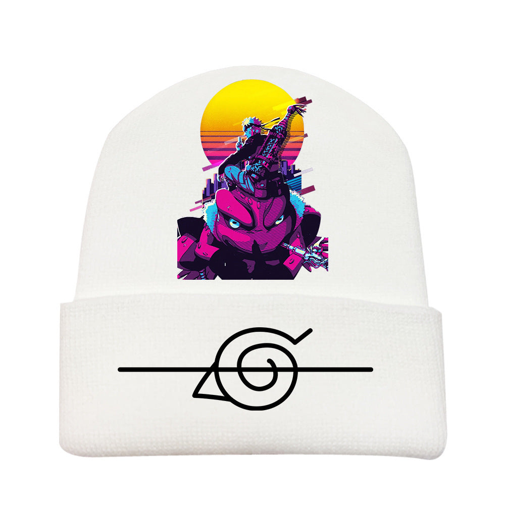 Casual Anime Printed Beanie