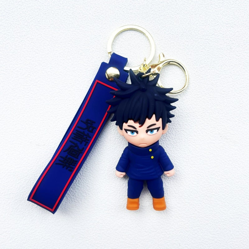 Anime Figure Soft Rubber Keychain Pendant