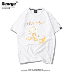 Cute Anime Graphic Short-sleeved T-shirt