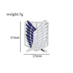 Anime Wings of Freedom Brooch Pendant