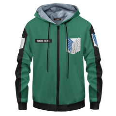 Casual Anime Cos Thicken Zipper Jacket