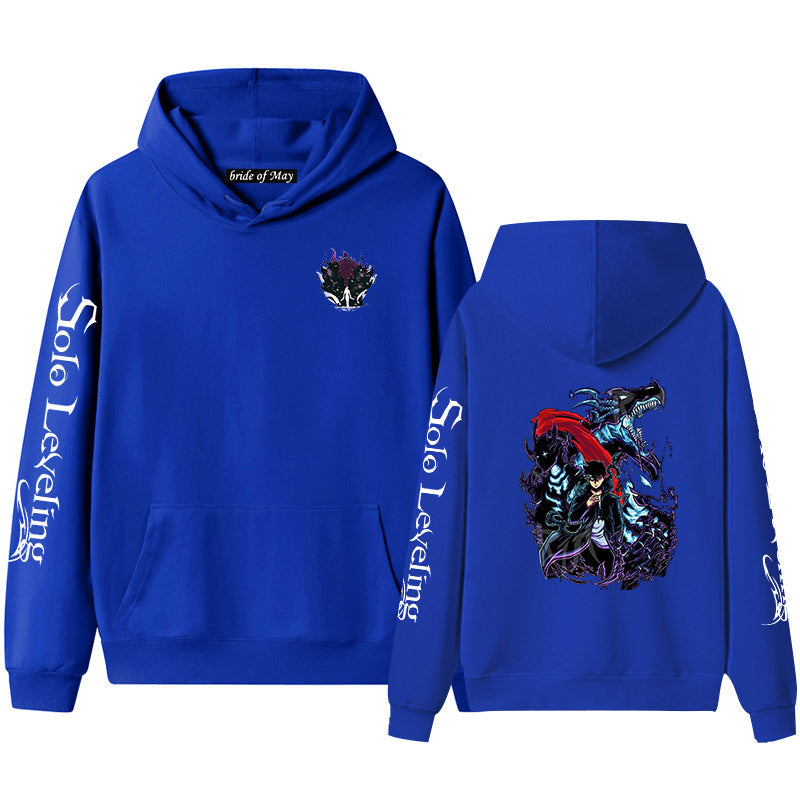 Unisex Anime Printed Pullover Hoodie