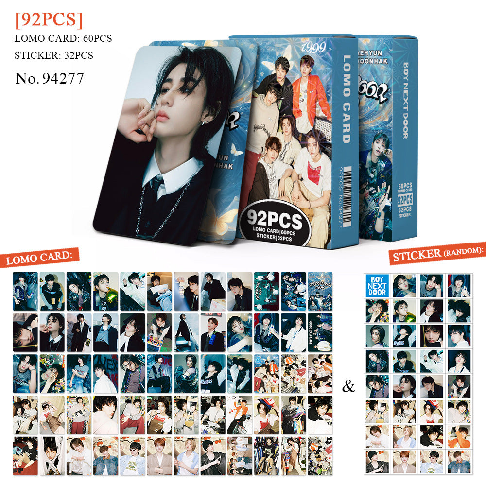 92 KPOP LOMO Photocard Stickers