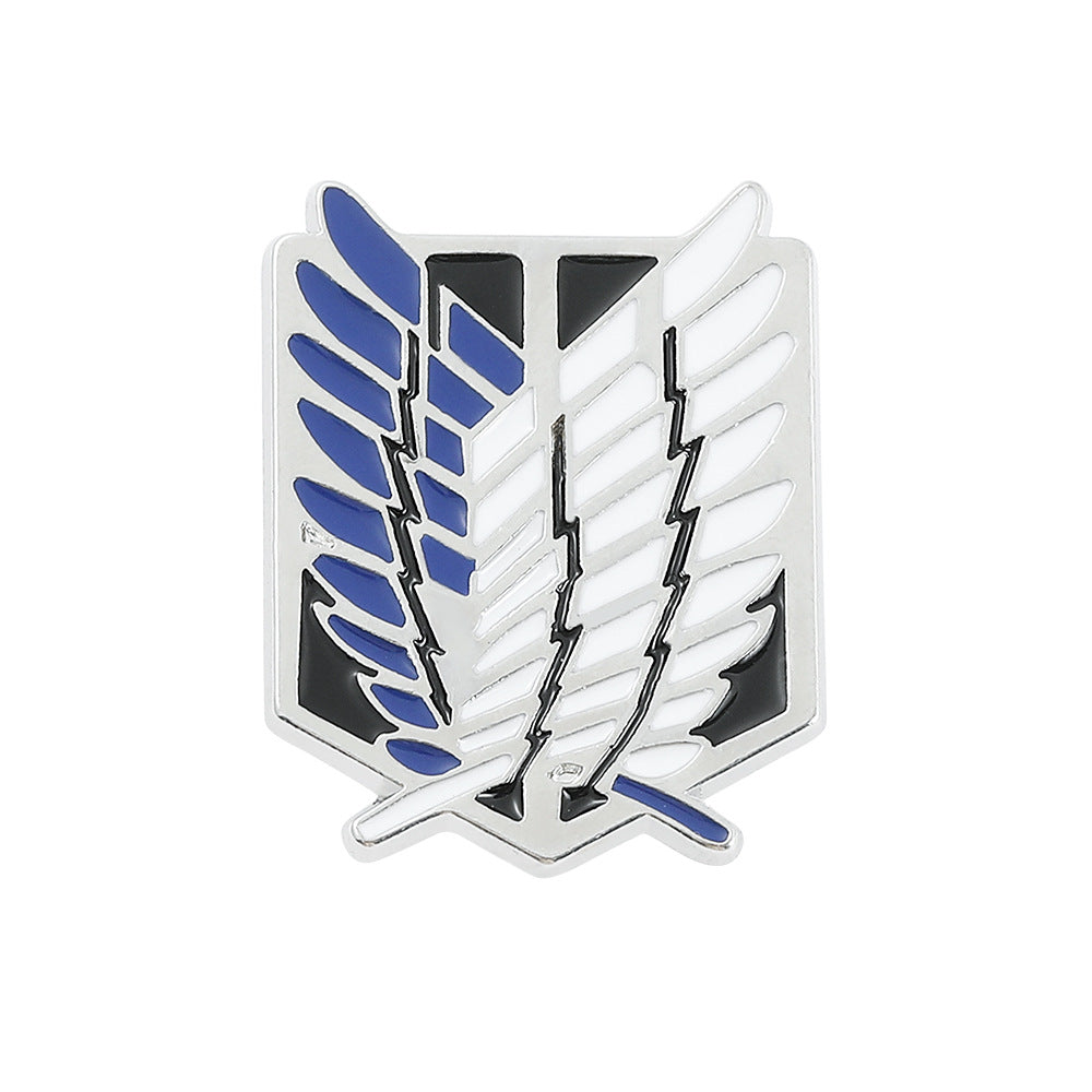 Anime Metal Brooch Badge