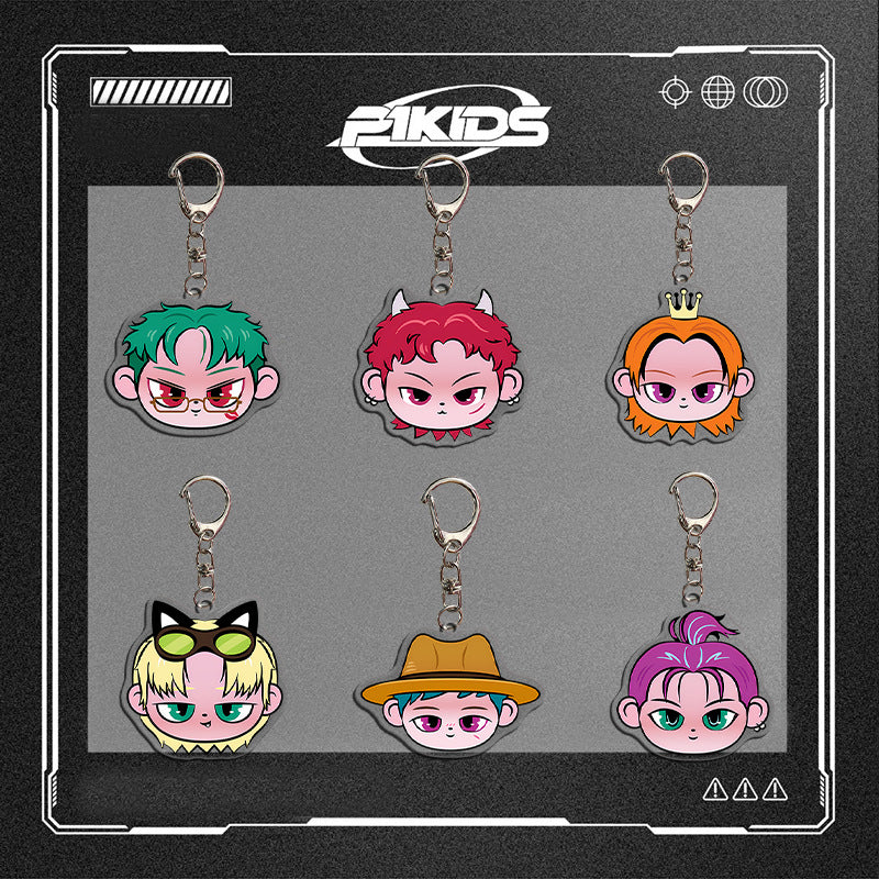 KPOP MOST WANTED Cartoon Keychain Pendant