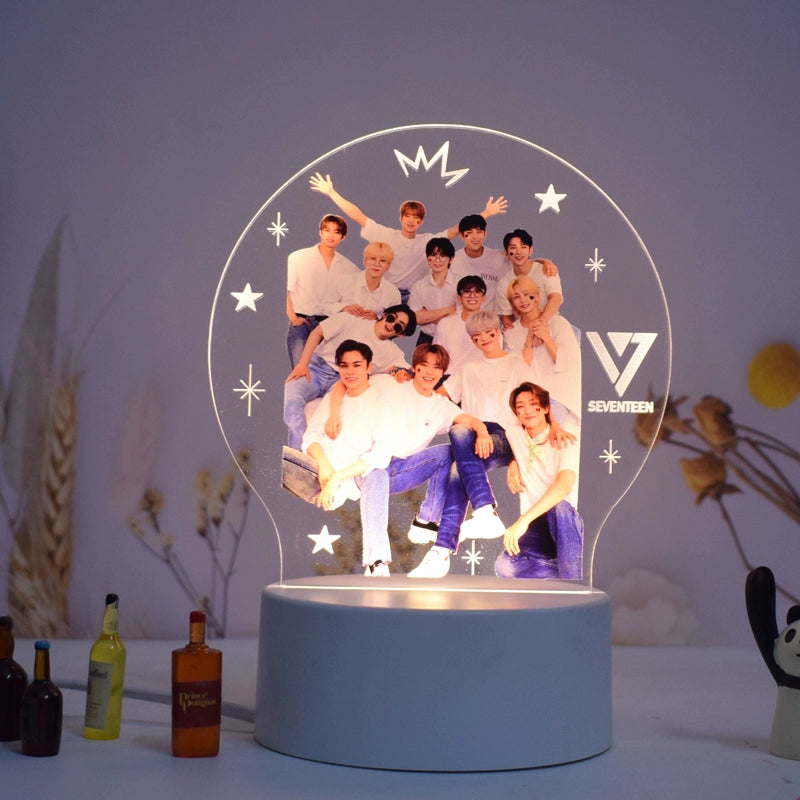 Creative Kpop Logo Night Light