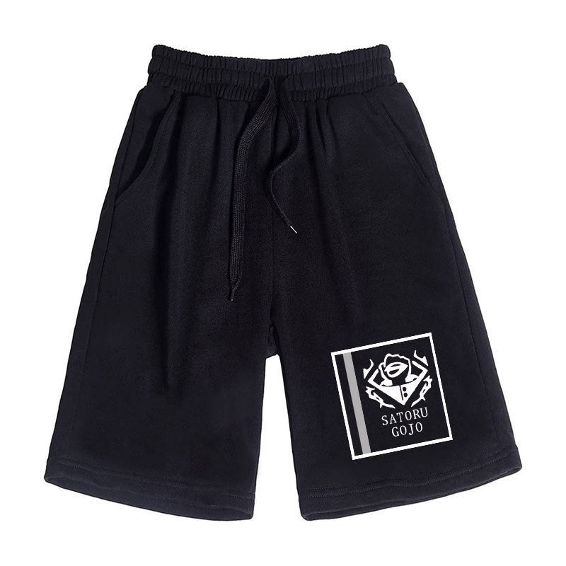 Unisex Anime Print Casual Sports Shorts