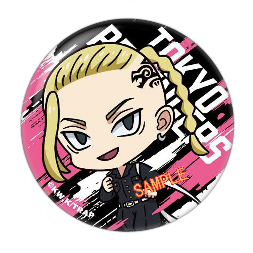 Cute Anime Round Badge