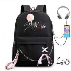 SKZ Large Capacity Backpack Schoolbag