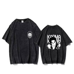 KPOP KARMA Double-sided Printed Washed T-shirt