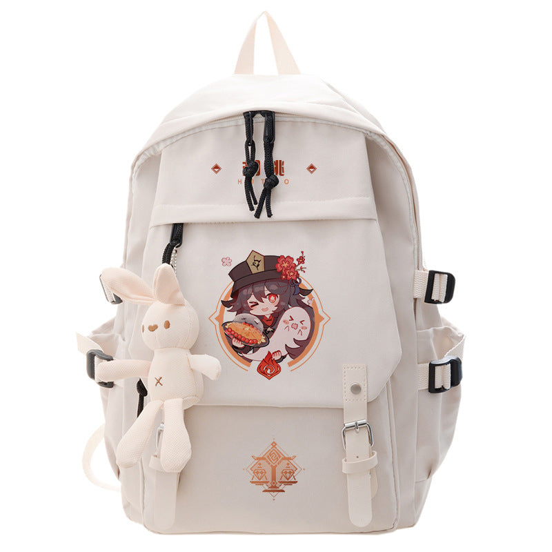 Casual Game Graphic Print Backpack