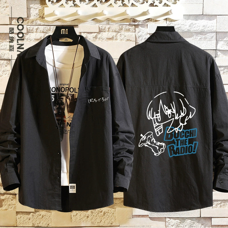 Unisex Anime Yamada Long Sleeve Shirt Thin Jacket