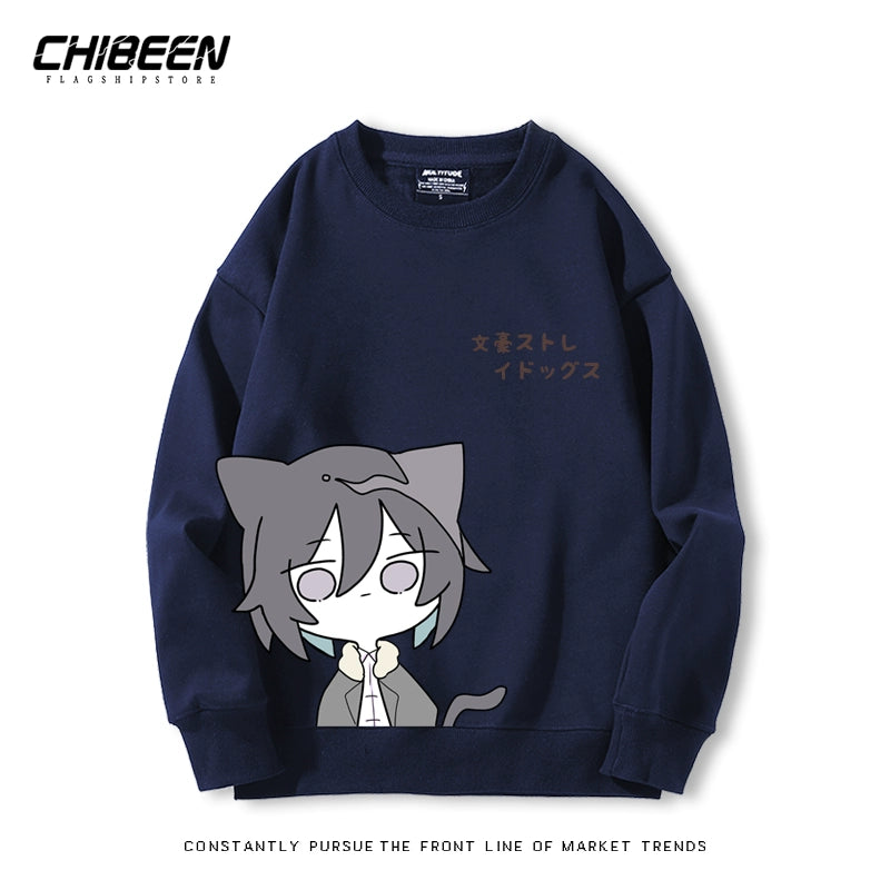 Unisex Dazai Anime Crew Neck Sweatshirt